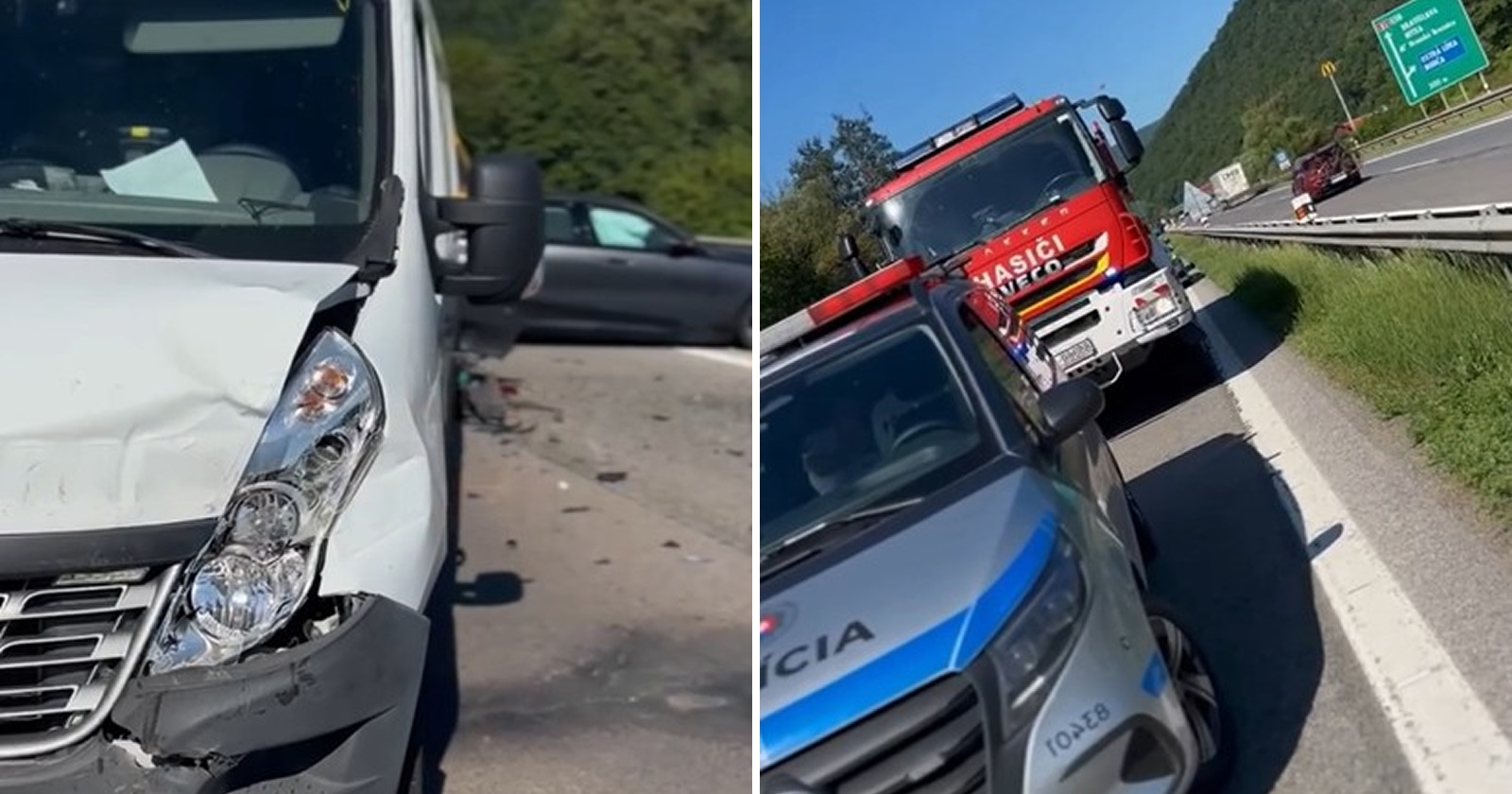Nehoda pri Budči v smere na Zvolen