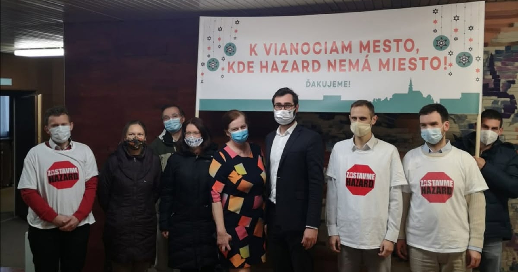 Primátor Nitry Marek Hattas s iniciatíviou Zastavme hazard v Nitre