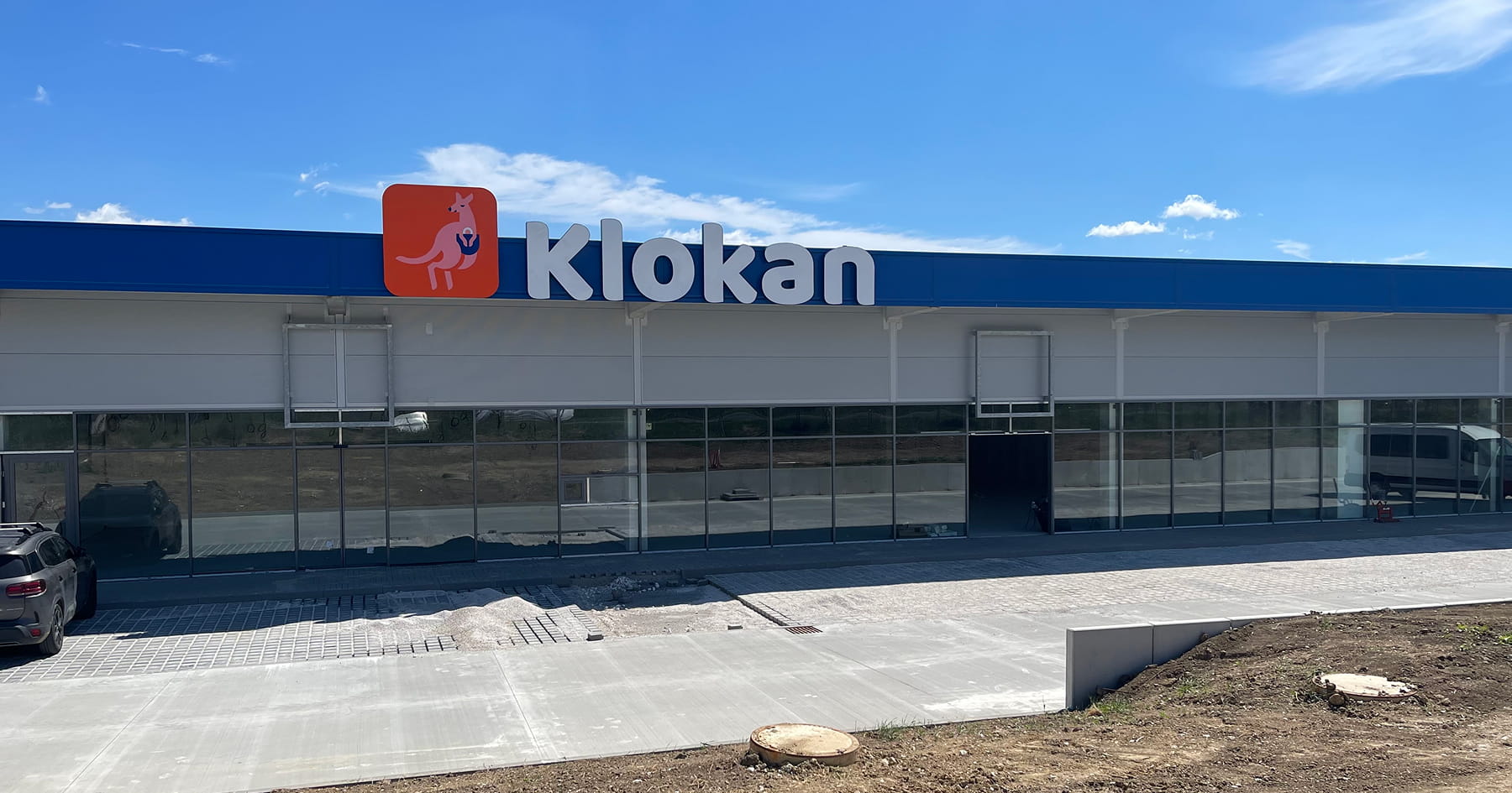 Výstavba OC Klokan v Nitre