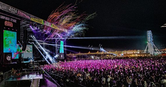 Pohľad na dav na festivale Pohoda