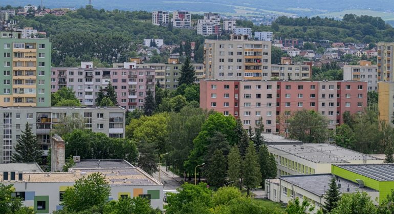 Pohľad na sídlisko v Prešove.