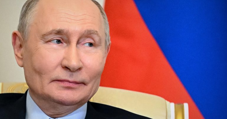 Ruský prezident Vladimir Putin.