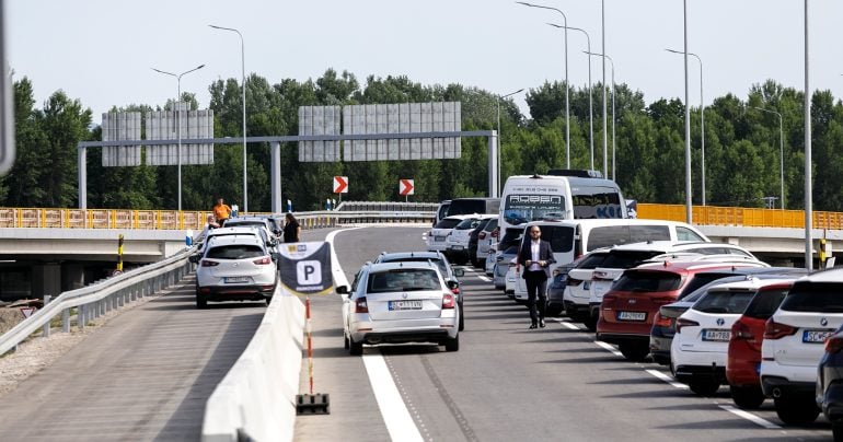 Otváranie križovatky na D1