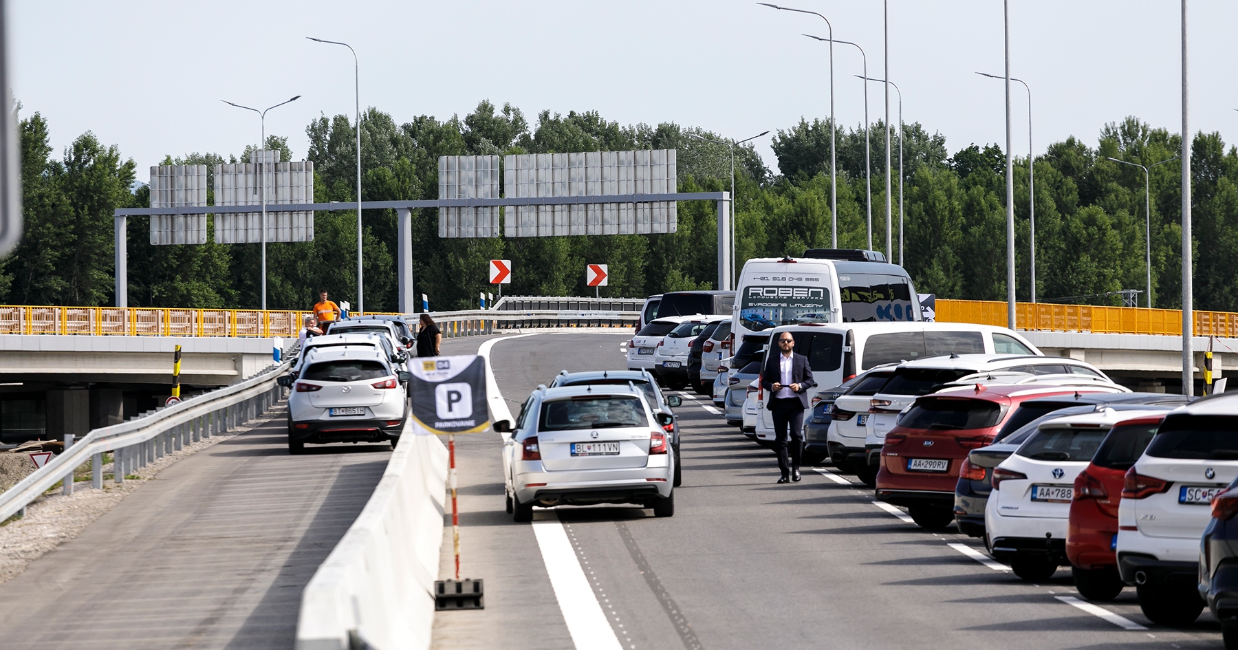 Otváranie križovatky na D1