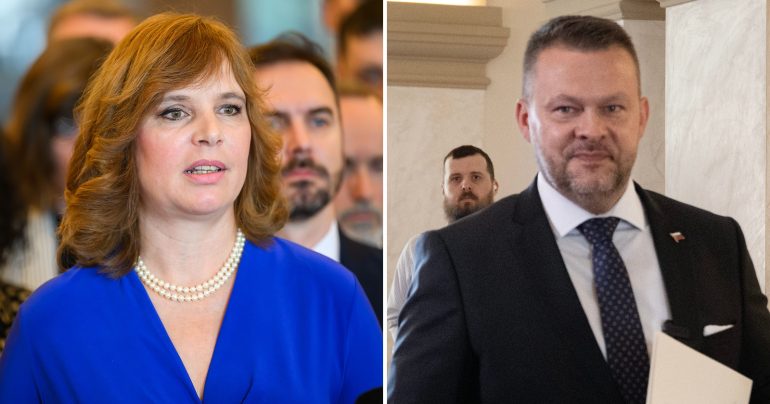 Veronika Remišová a Samuel Migaľ