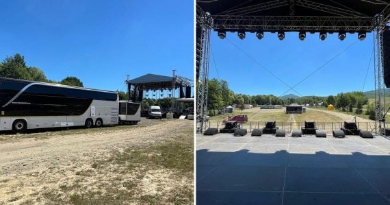 Stage na festivale Rock po Kameňom