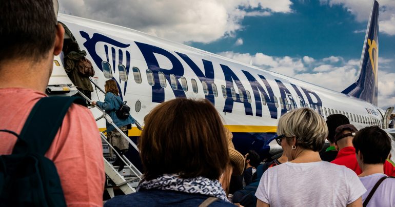 Lietadlo leteckej spoločnosti Ryanair