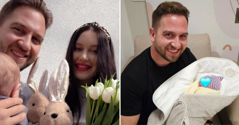 Samo Tomeček s rodinkou