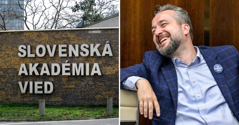 Slovenská akadémia vied a Ľuboš Blaha
