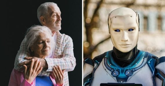 Dôchodcovia a robot