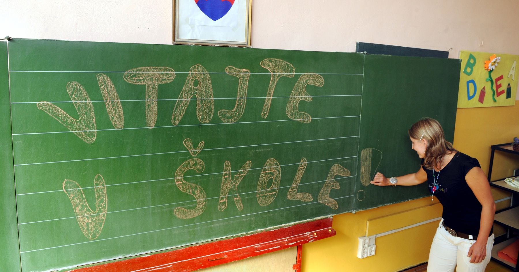 Učiteľka v škole