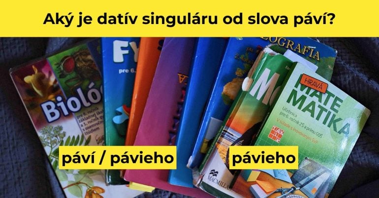 Školský kvíz pre šiesty ročník