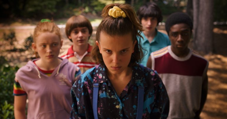 Záber zo seriálu Stranger Things