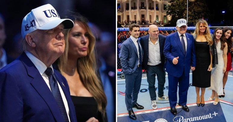 Donald Trump na oslavách svojich 80. narodenín
