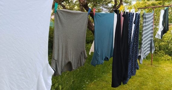 Vešanie bielizne von