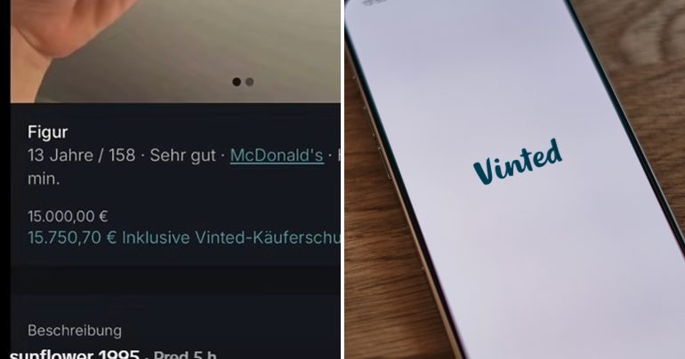 Zvláštny inzerát na Vinted