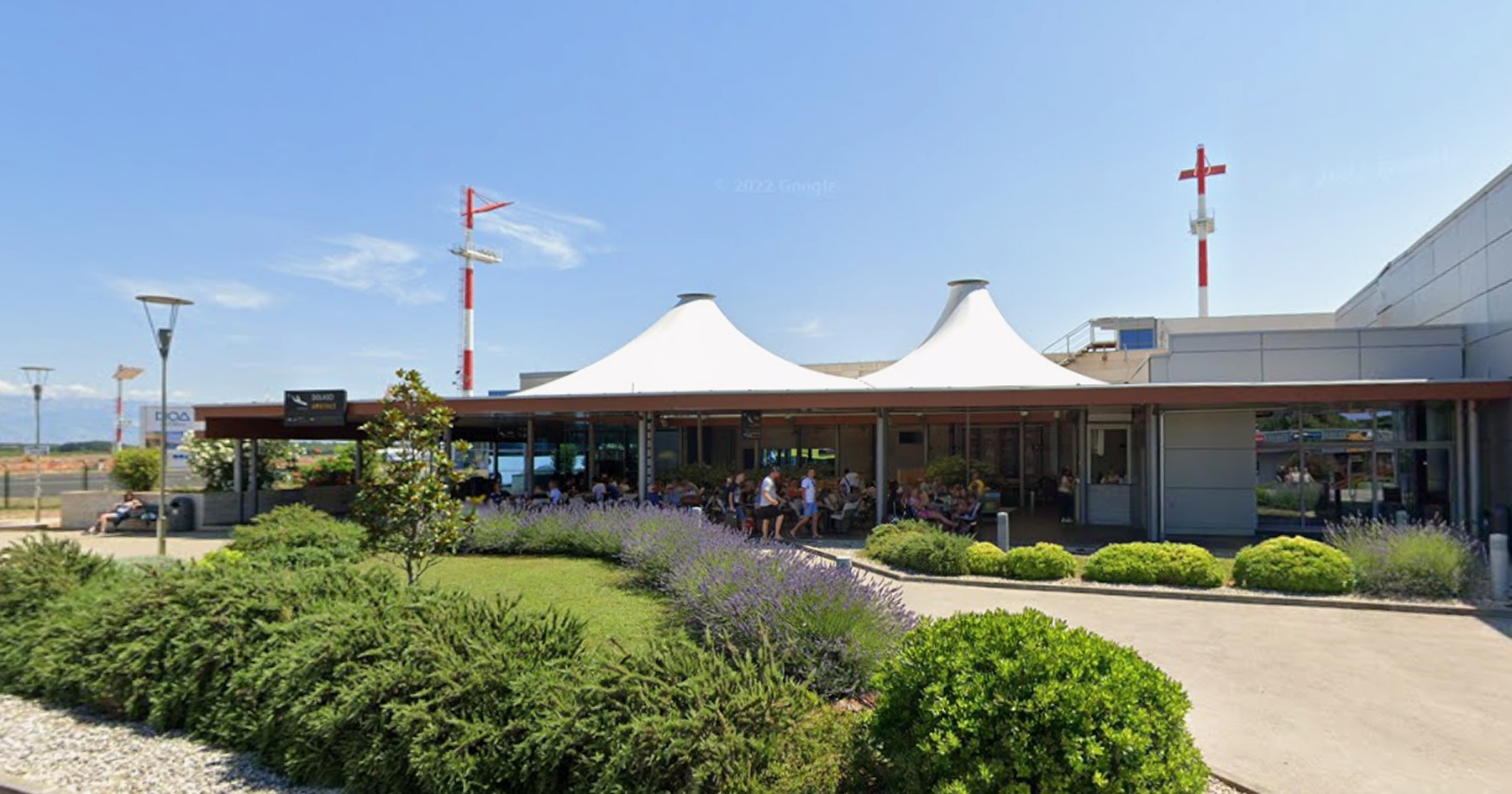 Pohľad na Zadar Airport Restaurant