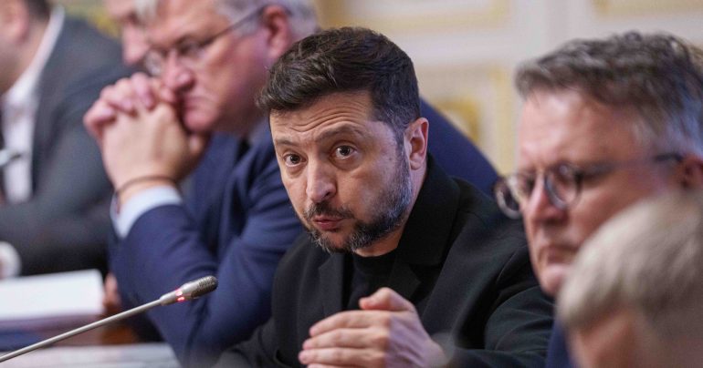 Prezident Volodymyr Zelenskyj