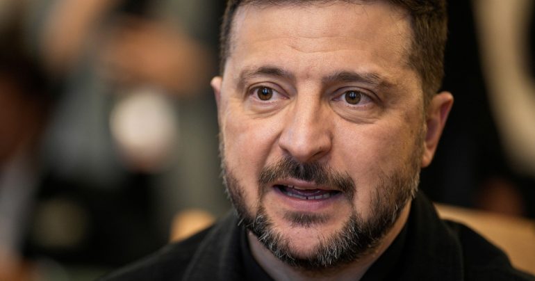 Ukrajinský prezident Volodymyr Zelenskyj