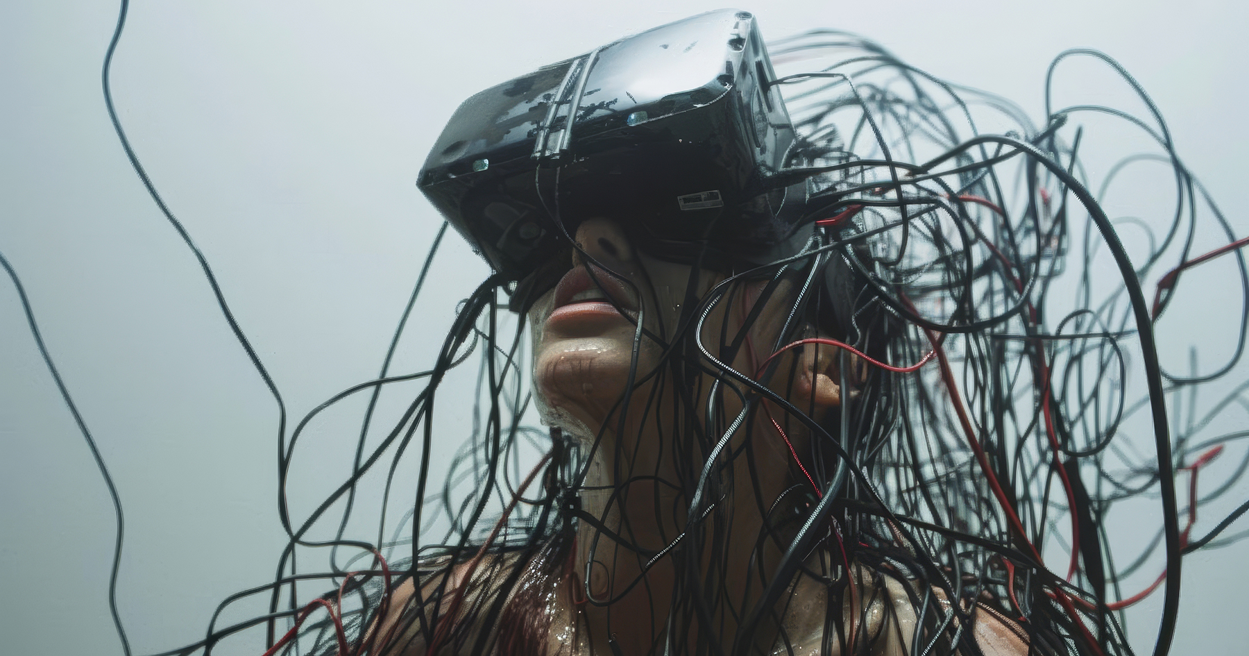 Muž s VR headsetom na hlave