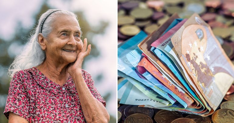 Seniorka a peniaze