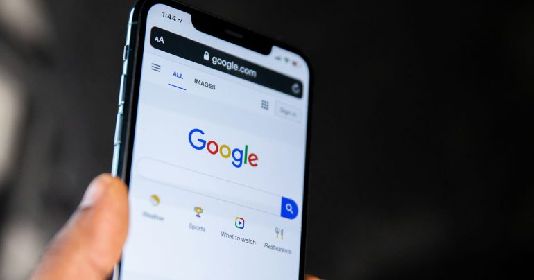 Vyhľadávač Google v mobile