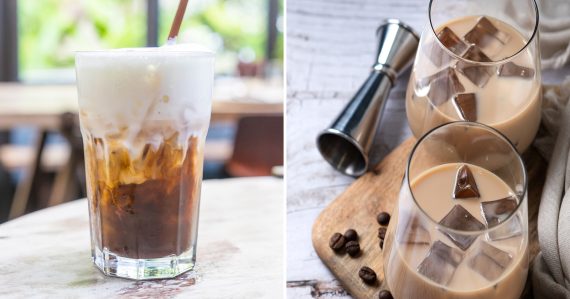 Ľadové latte a ľadová káva