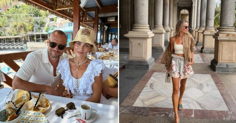 Ivana Gaborik s manželom Mariánom Gaborikom
