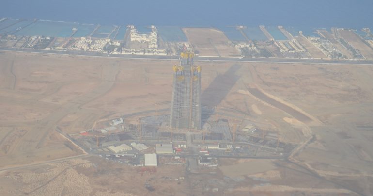 Stavba Jeddah Tower