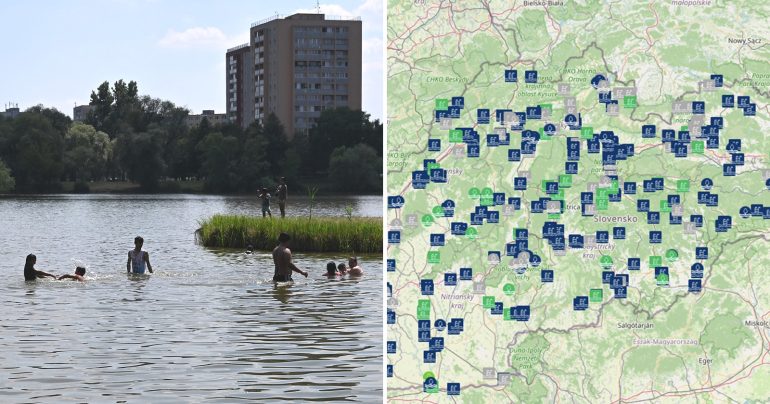 Prírodné plážové kúpalisko Jazero v mestskej časti Košice – Nad jazerom