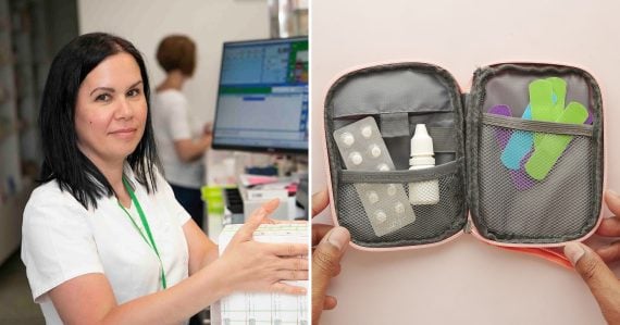 Farmaceutka a letná lekárnička