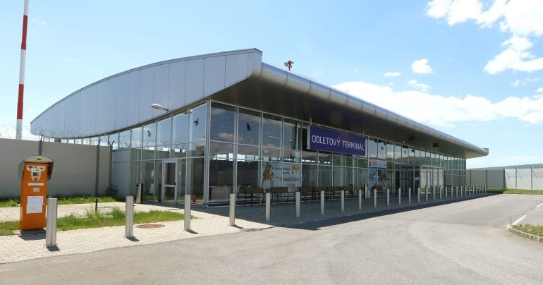 Odletový terminál na letisku Sliač v okrese Zvolen