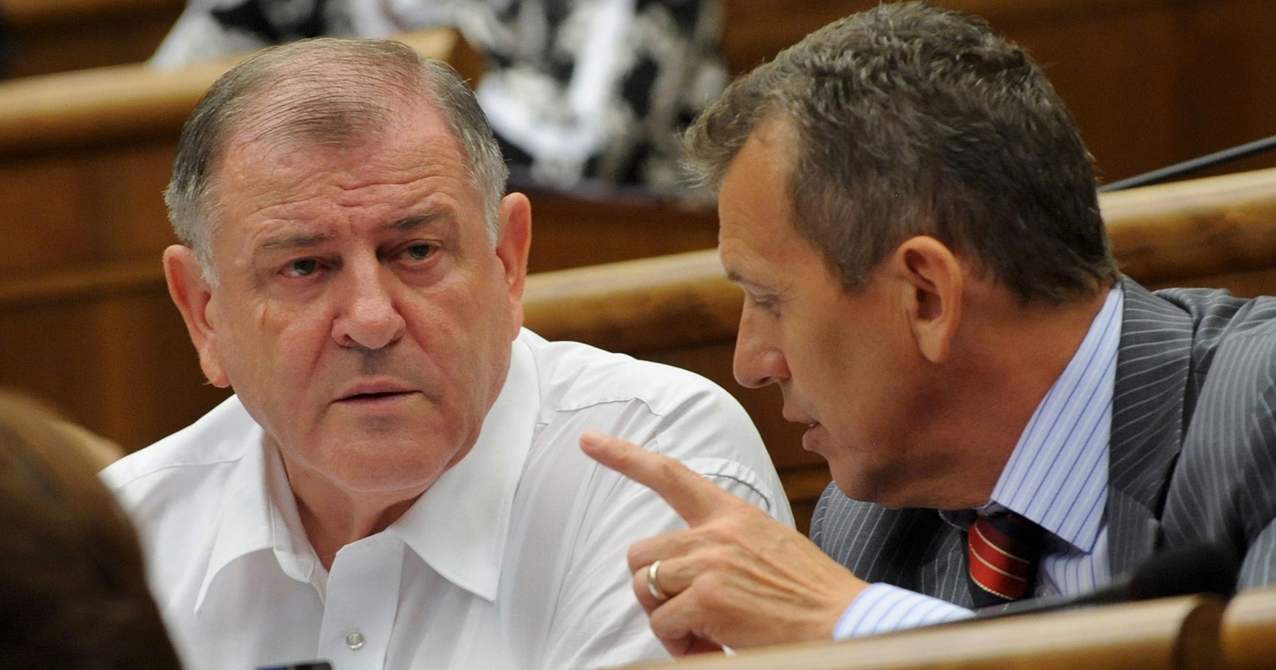 Vladimír Mečiar a Miroslav Jureňa
