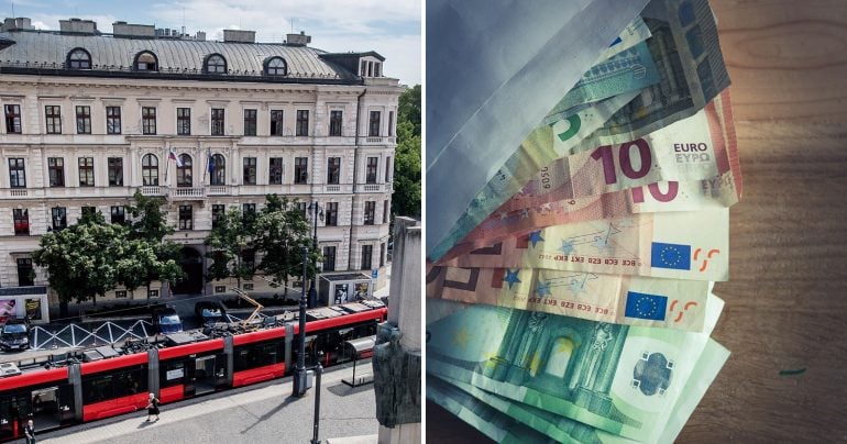 Budova ministerstva životného prostredia a peniaze