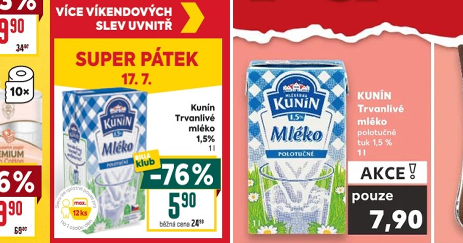 Ceny mlieka v Českej republike