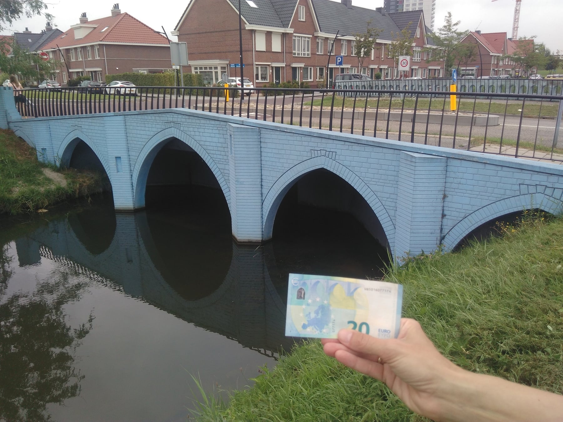 Most v holandskom meste Spijkenisse