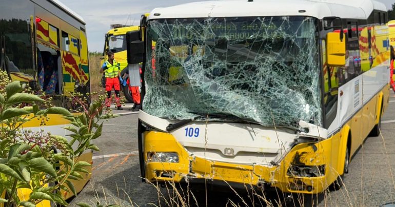 Nehoda autobusov v Česku