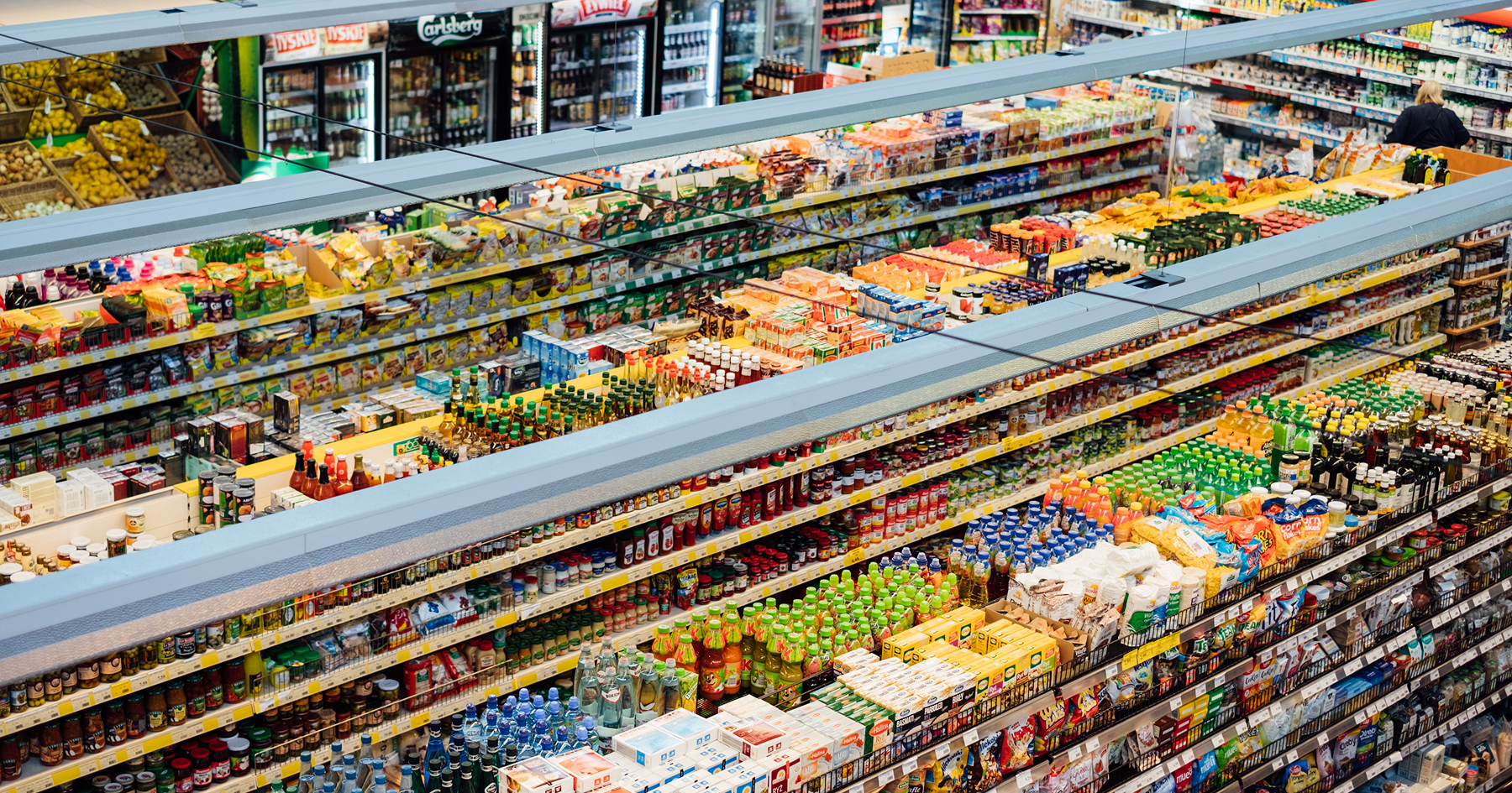 Uličky v supermarkete
