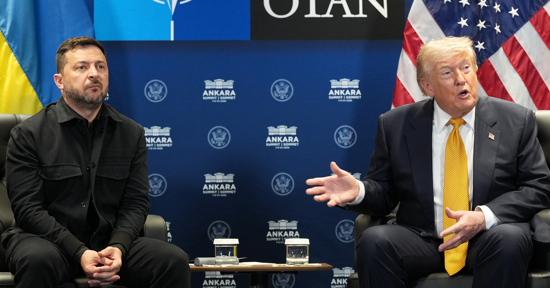 Zelenskyj a Trump na summite NATO