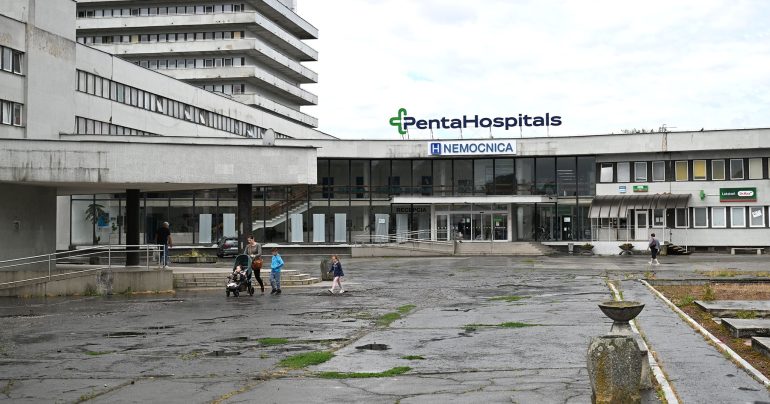 Budova nemocnice Penta Hospitals v Trebišove
