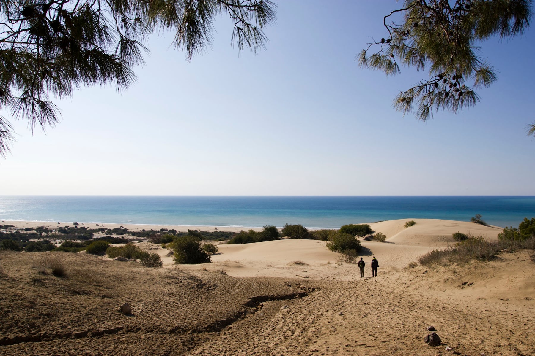Pláž Patara v Turecku