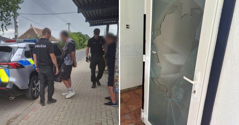 Policajný zásah po vlámaní