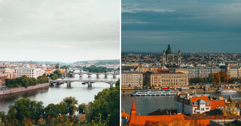 Praha a Budapešť