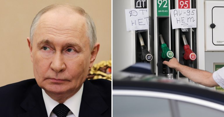 Putin a palivová kríza v Rusku