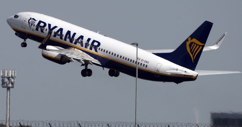 Lietadlo leteckej spoločnosti Ryanair