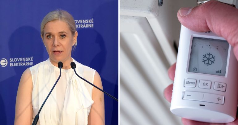 Podpredsedníčka vlády a ministerka hospodárstva SR Denisa Saková a radiátor