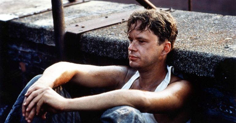 Záber z filmu Vykúpenie z väznice Shawshank