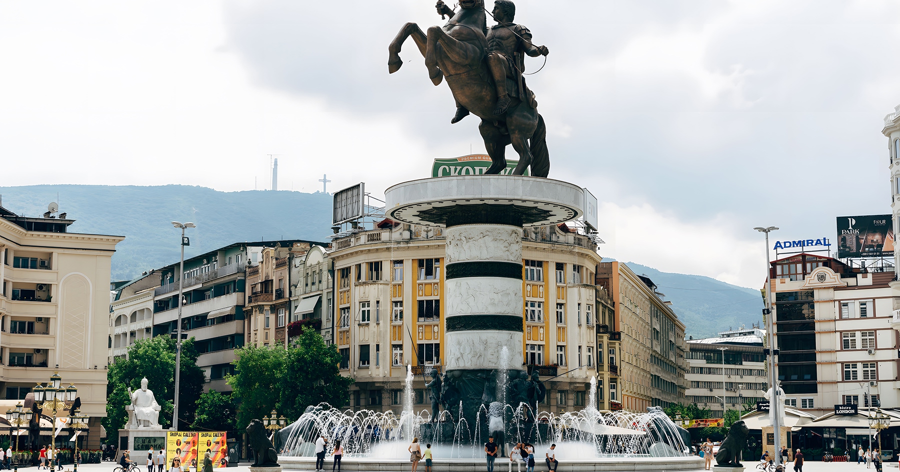 Pohľad na mesto Skopje