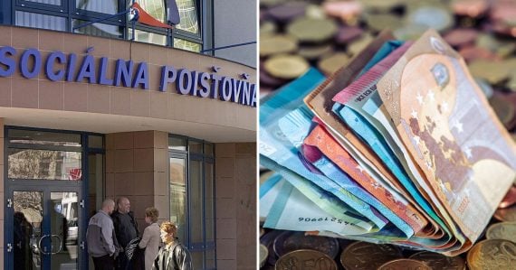 Sídlo Sociálnej poisťovne v Trenčíne a peniaze