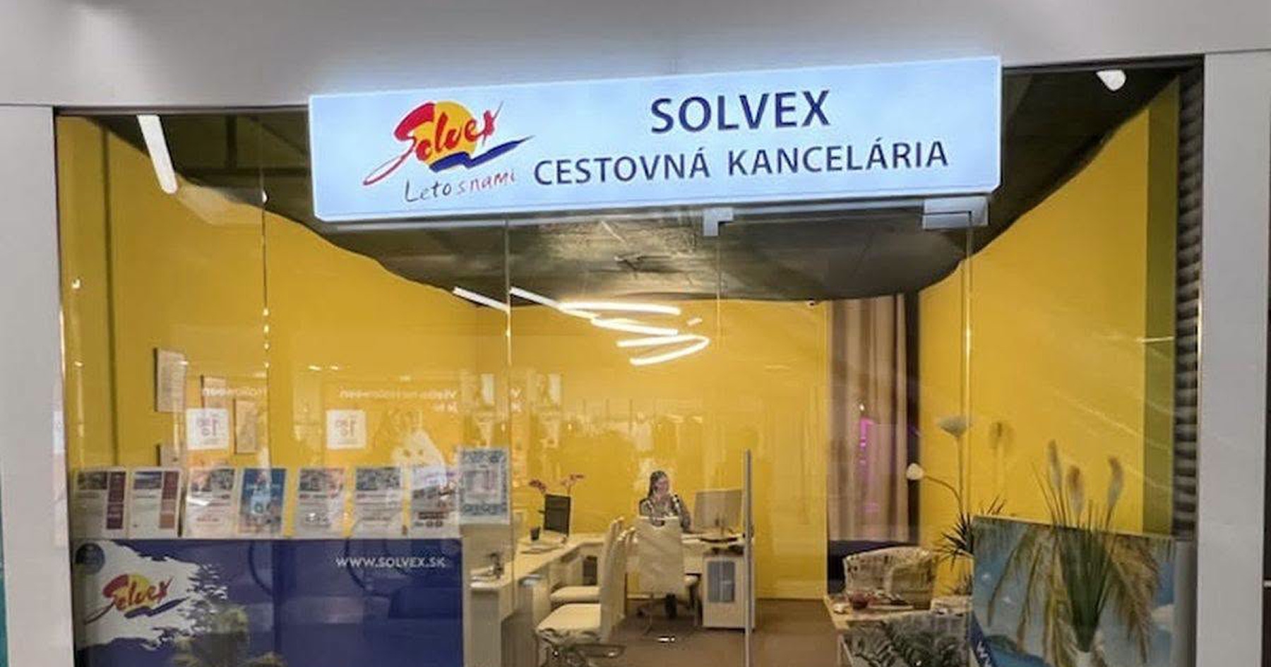 Pobočka cestovnej kancelárie Solvex